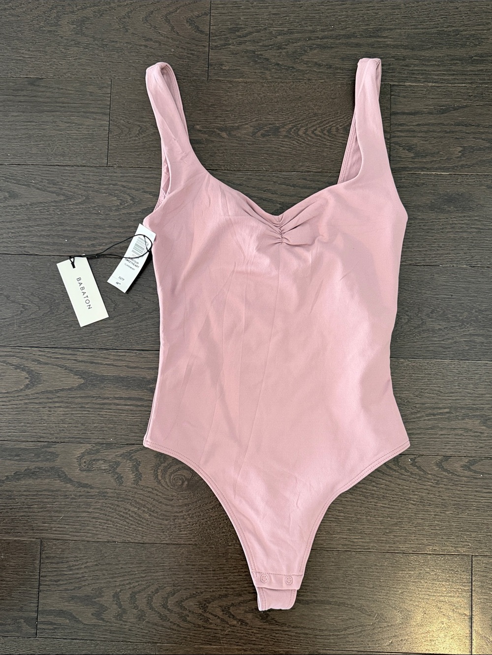 Babaton Contour Sweetheart Mauve bodysuit XS BNWT